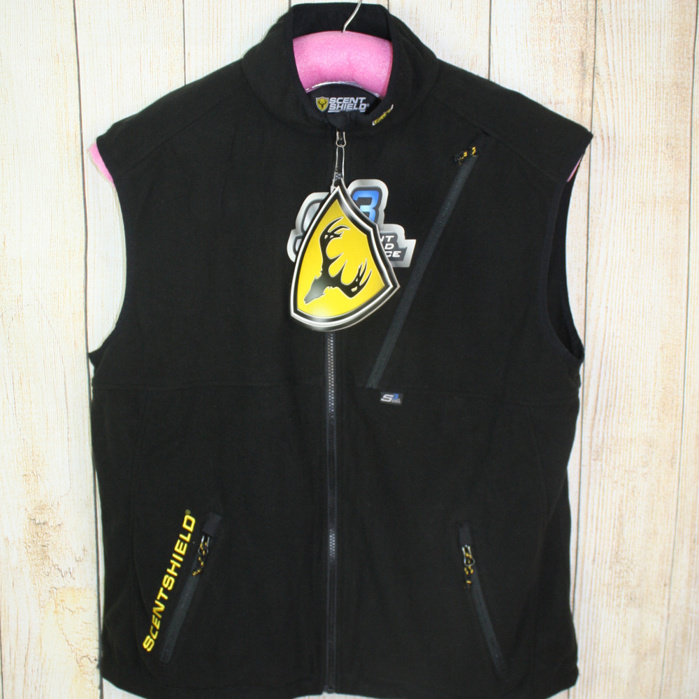 Scent Shield Odor Blocker Black Polar Hunting Vest